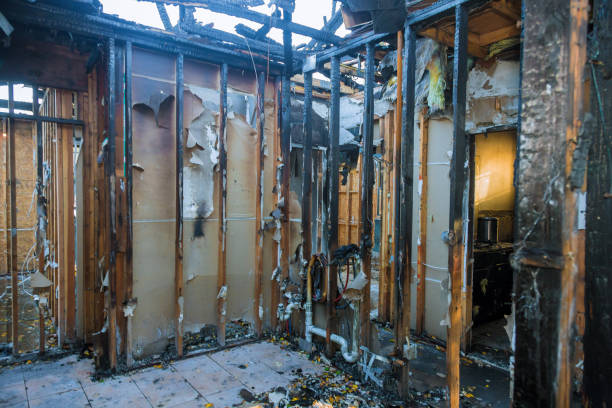 Professional Fire Damage Removal technician working in Chatmoss, VA